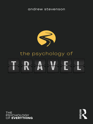 cover image of The Psychology of Travel